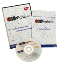 Bild von der Verpackung von CCD Night 2005 bestehend aus DVD Case, CD und Kurzanleitung